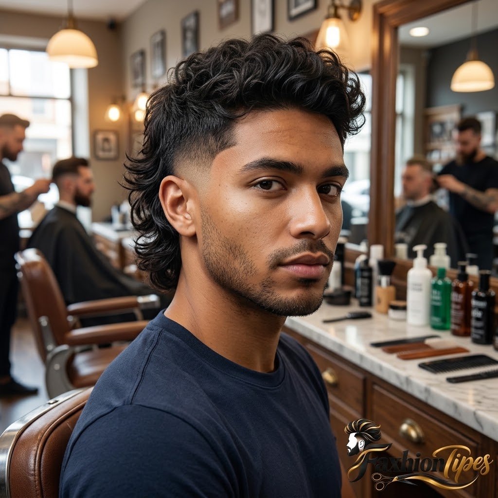 Low taper mullet with layers