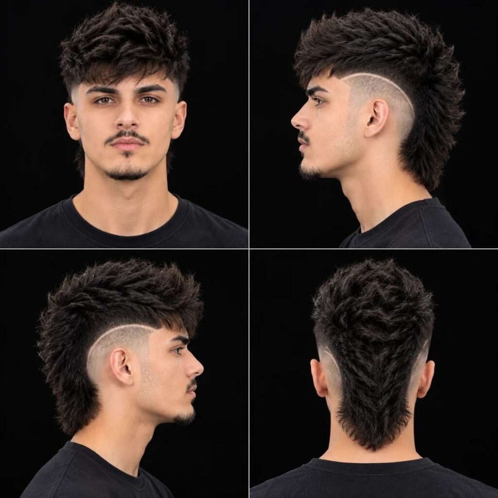  Classic Burst Fade Mohawk