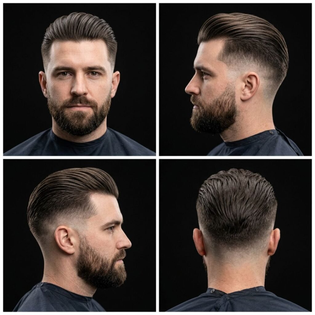 Classic Slick Back Mid Taper