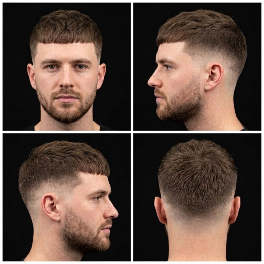 Fringe French Crop Fade