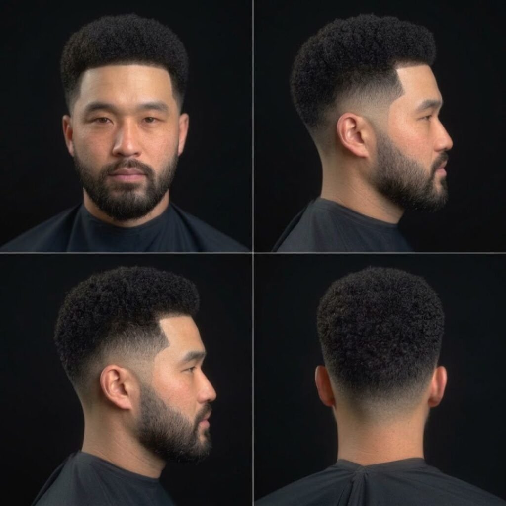 Full Afro Mid Taper