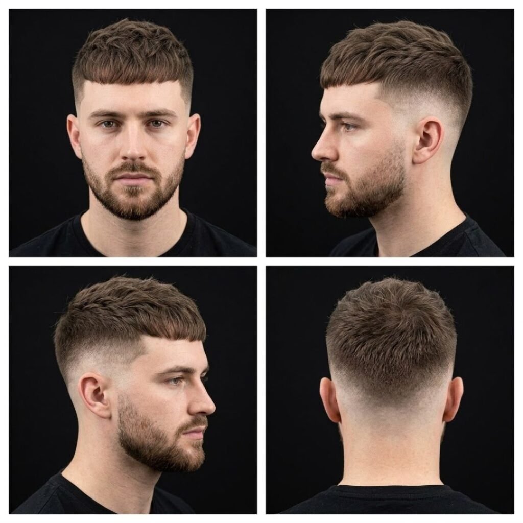 Mid Burst Fade French Crop
