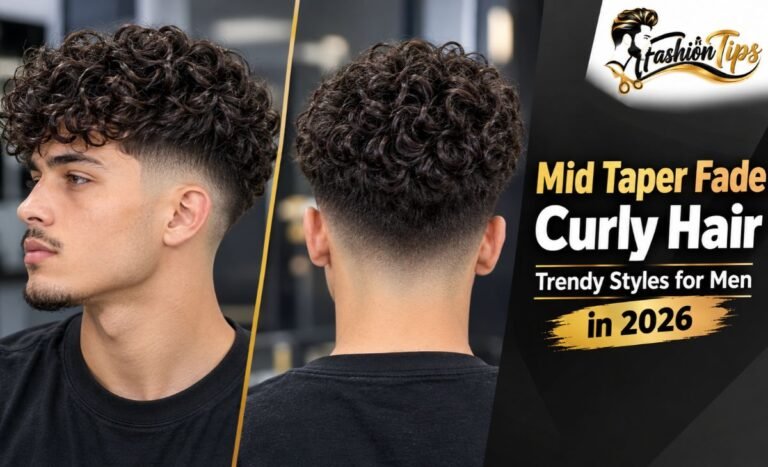 Mid Taper Fade Curly Hair