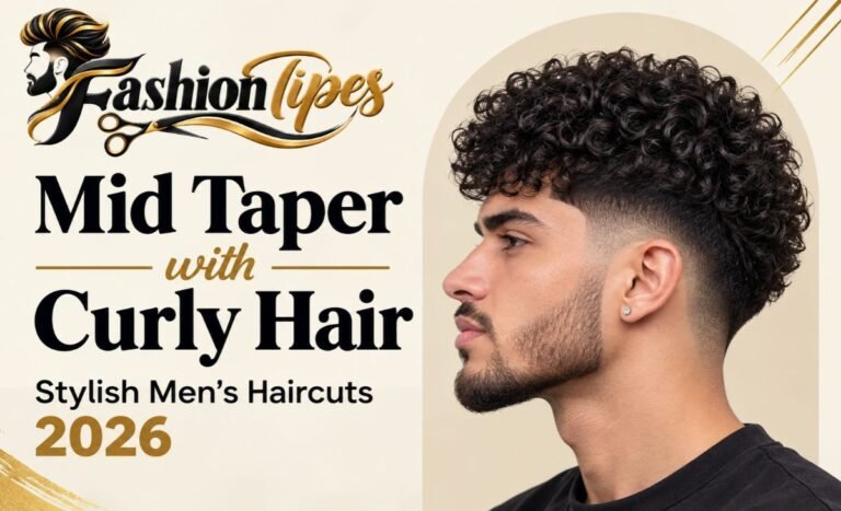 Mid Taper with Curly Hair
