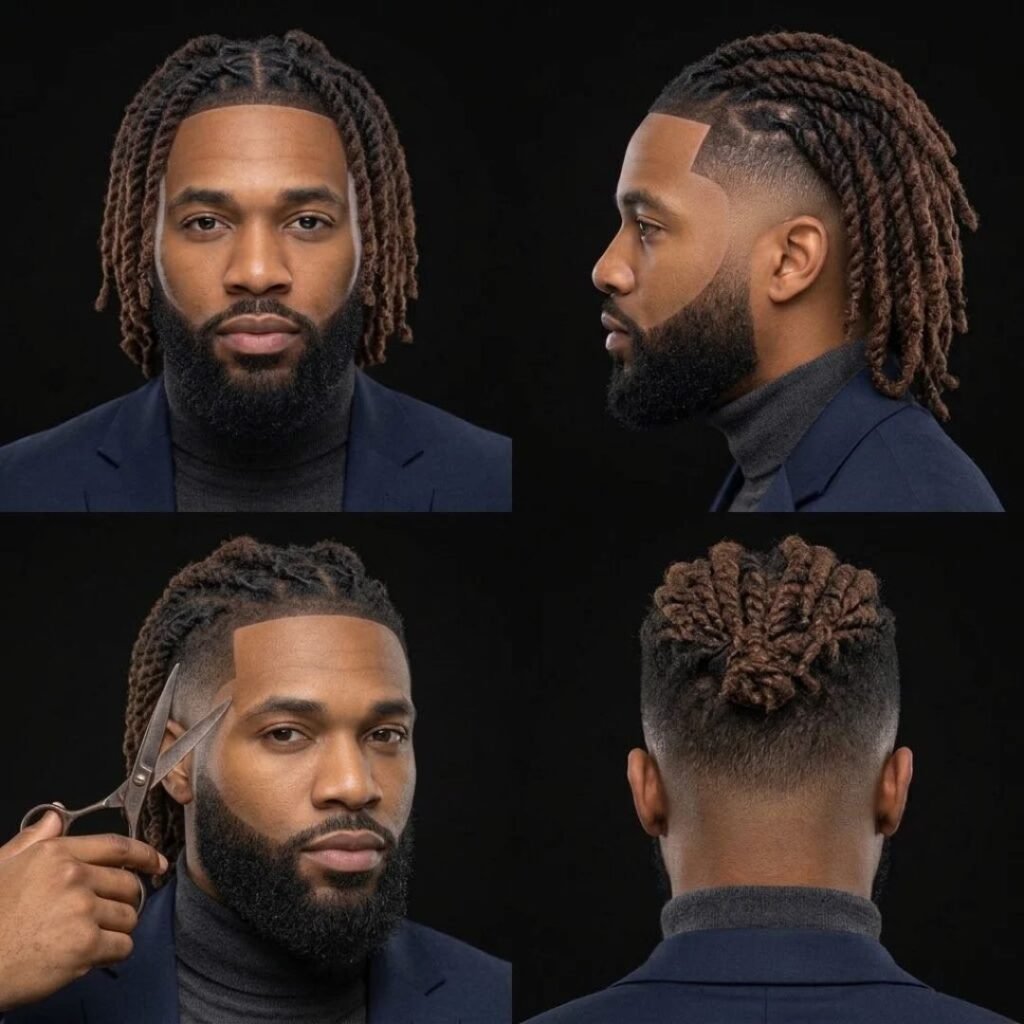 Mid taper fade dreads vs other cuts