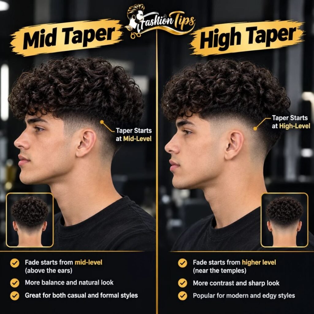 Mid taper vs. high taper