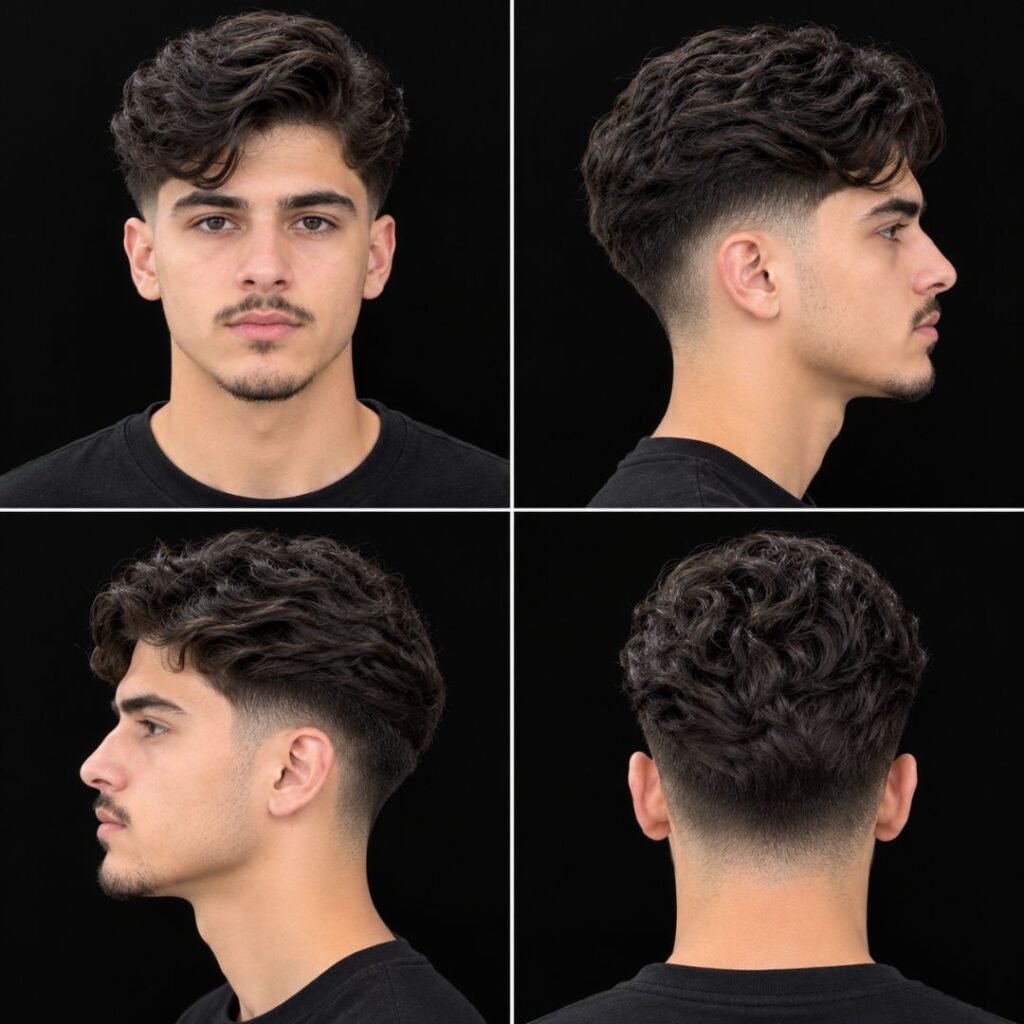 Short Fringe Edgar Cut