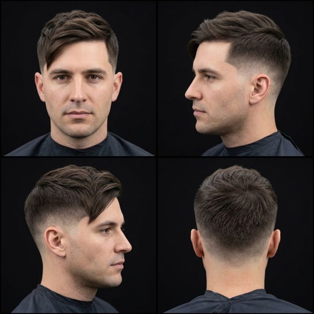  Side-Swept Textured Fringe