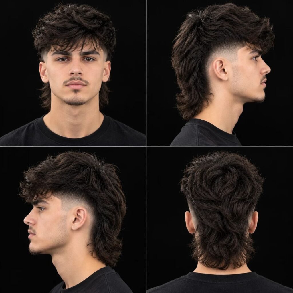 Skullet haircut modern