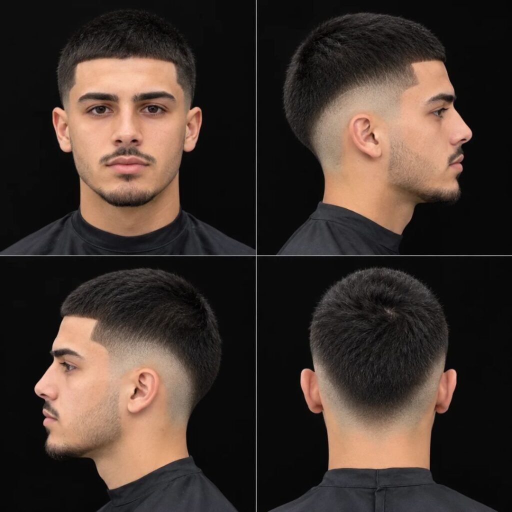  Taper Burst Fade Buzz Cut