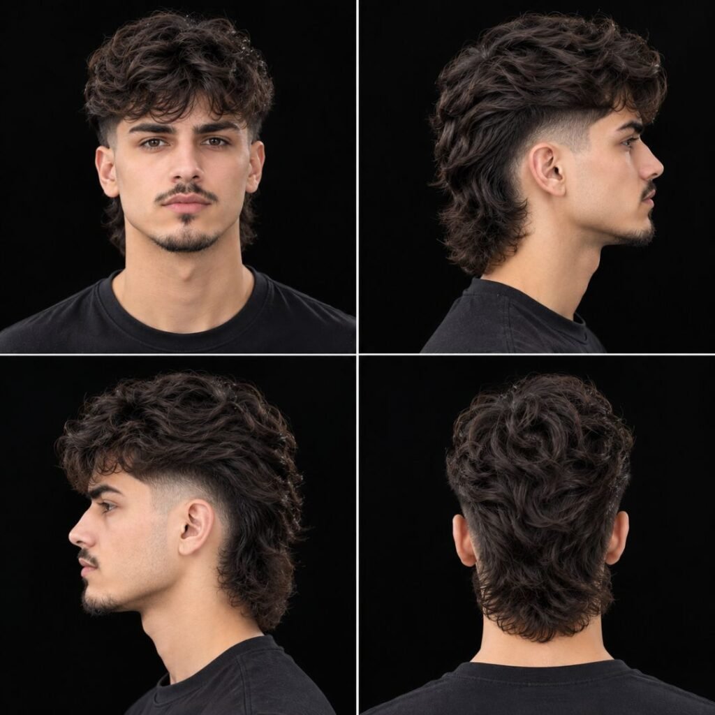 Wavy Mid Taper Mullet