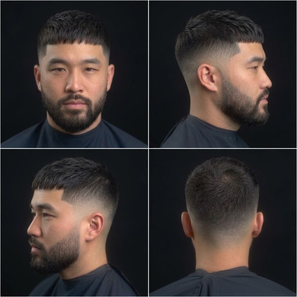 What Is a Mid Taper Fade Fringe Haircut?