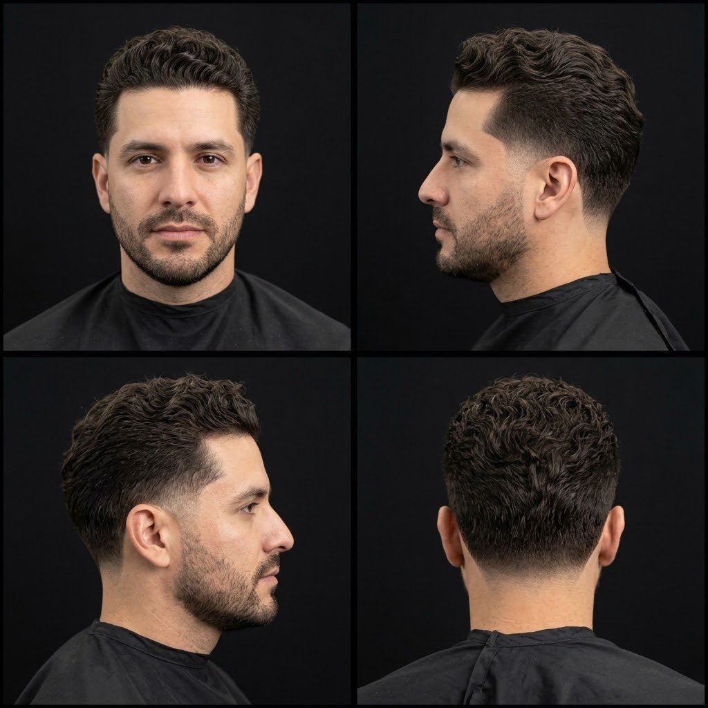 Classic taper haircut